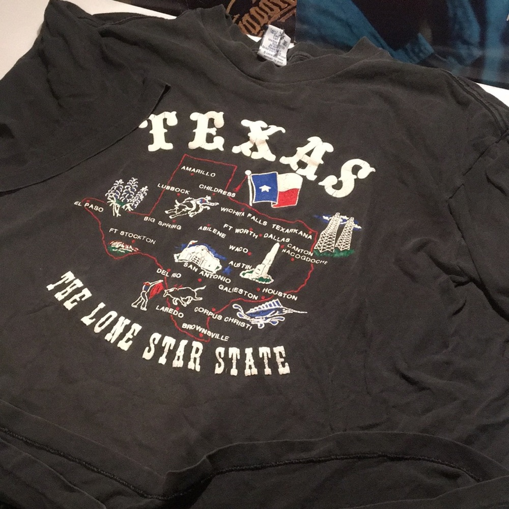 Single stitch Texas lone star